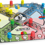 Hasbro Gaming Trouble Board Game for Kids Ages 5 and Up, 2-4 Players, Easy Setup, Classic Gameplay