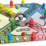 Hasbro Gaming Trouble Board Game for Kids Ages 5 and Up, 2-4 Players, Easy Setup, Classic Gameplay