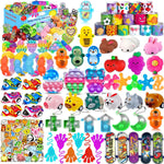 Mivanlin 117-Pc Party Favor Set: Pop Fidget Toys, Treasure Box Prizes, Pinata Fillers
