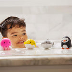 Munchkin Baby Bath Toy Squirts, 8-Pack of Ocean-Themed Water Squirters for Babies & Toddlers