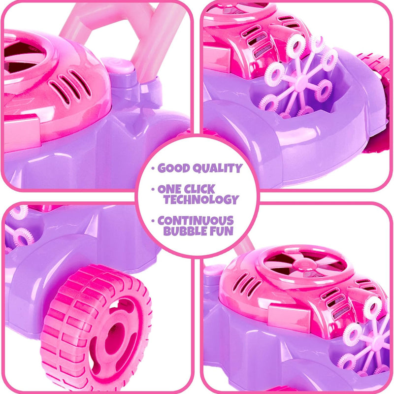ArtCreativity 18" Bubble Lawn Mower for Toddlers with Bubble Machine and Sound Effects, 3 AA Batteries Required