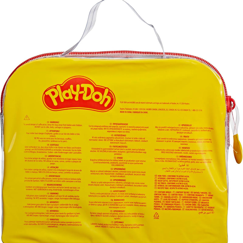 Play-Doh Starter Set 9-Piece Kit with Storage Tote & 4 Modeling Compound Cans, Arts and Crafts for Kids Ages 3+