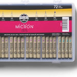 Sakura Pigma Micron, Graphic & Brush Fineline Pens, Archival Black Ink, 8 PK 30067