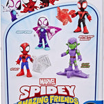 Marvel Spidey and His Amazing Friends Web-Slinging Adventure Set, 3-Inch-Scale (7.6 cm) Action Figure Set, Spider-Man Toys for Kids Ages 3+ (Amazon Exclusive)