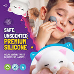 Nutty Toys Squishy Cat Set - 2" Soft Silicone Kawaii Kitties, Top Stress Relief Toy 2026 Unique Gifts for Teens Kids Women Men Adults Best Teenage Girls Teen Boy Tween Christmas Stocking Stuffers Idea
