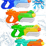 Quanquer 600cc Water Guns for Kids & Adults - 6 Pack Super Squirt Blasters Soaker with Long Range, High Capacity Pump Action, Summer Swimming Beach Outdoor Water Fighting Play Pool Toys for Boys Girls