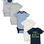Gerber Baby Boys' 5-pack Variety Onesies Bodysuits