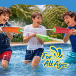 ArtCreativity Water Guns for Kids - 6 Pack - Swimming Pool Toys Water Squirter Gun - Fun Foam Water Blaster Pool Game Toys - Summer Beach Party Outdoor Activities for Kids Ages 4-8, 6-8, 8-10, 8-12