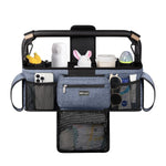TOPDesign Universal Baby Stroller Organizer, Stroller Caddy with Detachable Mesh Bag & Heightened Insulated Cup Holders & Non-Slip Secure Hooks Accessories, Fits Most Strollers (Checkerboard)