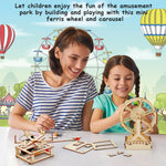 Poraxy 4 in 1 STEM Kit for Kids Age 8-13 - Build and Engineer 4 Awesome Models with High-Quality Materials