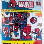 Marvel Baby-Boys Superhero Potty Training Pants, Success Chart & Stickers with Spiderman, Iron Man, Hulk & More Sizes 18m-4t
