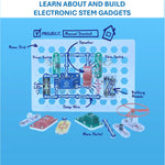 Snap Circuits Jr. SC-100 Electronics Exploration Kit, 100+ Projects, STEM Toy for Kids 8+