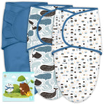 Cute Castle 3-Pack Baby Swaddle Sleep Sacks - Newborn Swaddle Sack - Ergonomic Baby Swaddles Blanket Warp for Boys and Girls - Baby Essentials (0-3 Months - Pink)