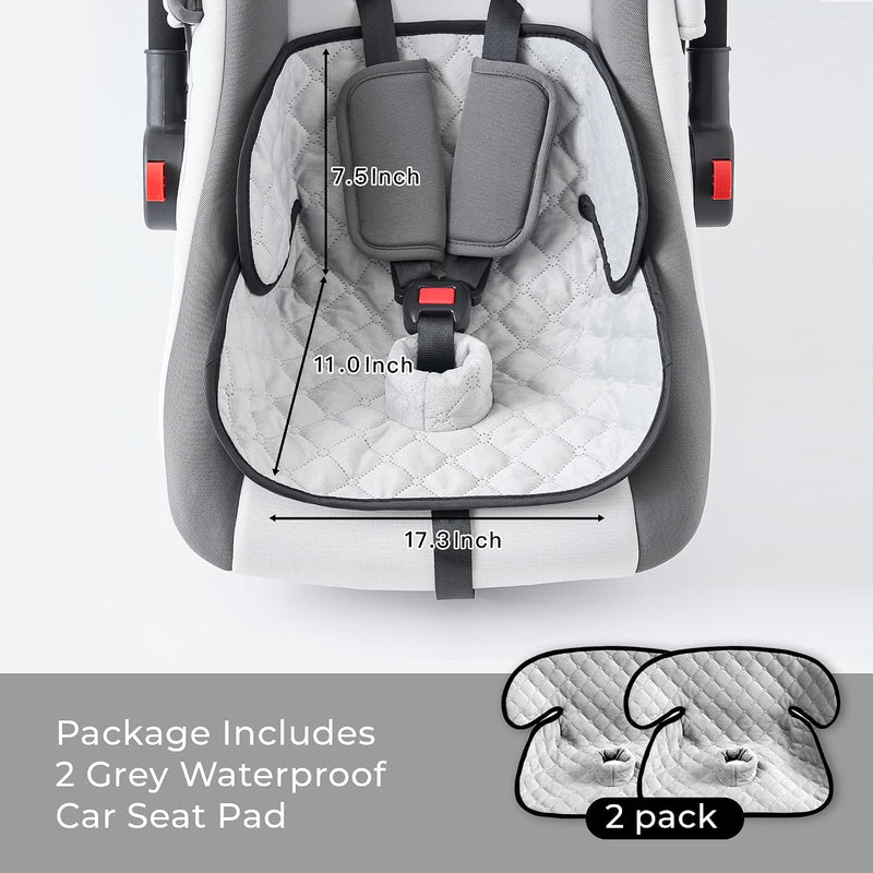 2 Pack Waterproof Piddle Pads Carseat Potty Training Car Seat Protector Waterproof Car Seat Liner Cover to Prevent Pee