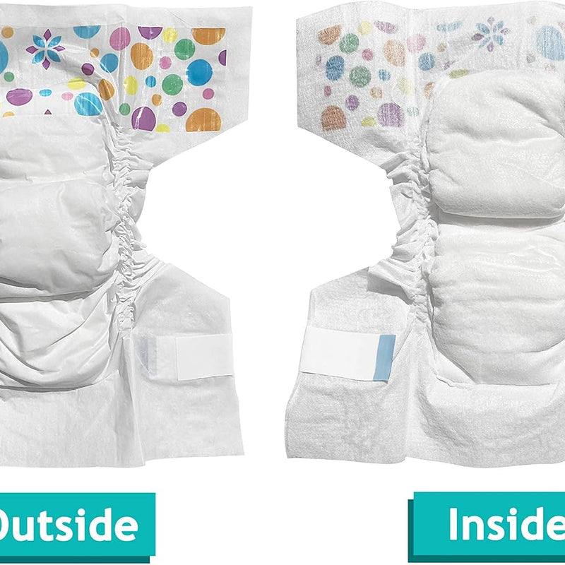 Baby Doll Diapers 32 Pack Refill for Baby Alive 10-14 Inch, Drink & Wet | Pail Buddies Award-Winning Doll Diapers, Secure Tabs Easy On Off, Absorbent, Ages 3+, Baby Alive Accessories, Pretend Play