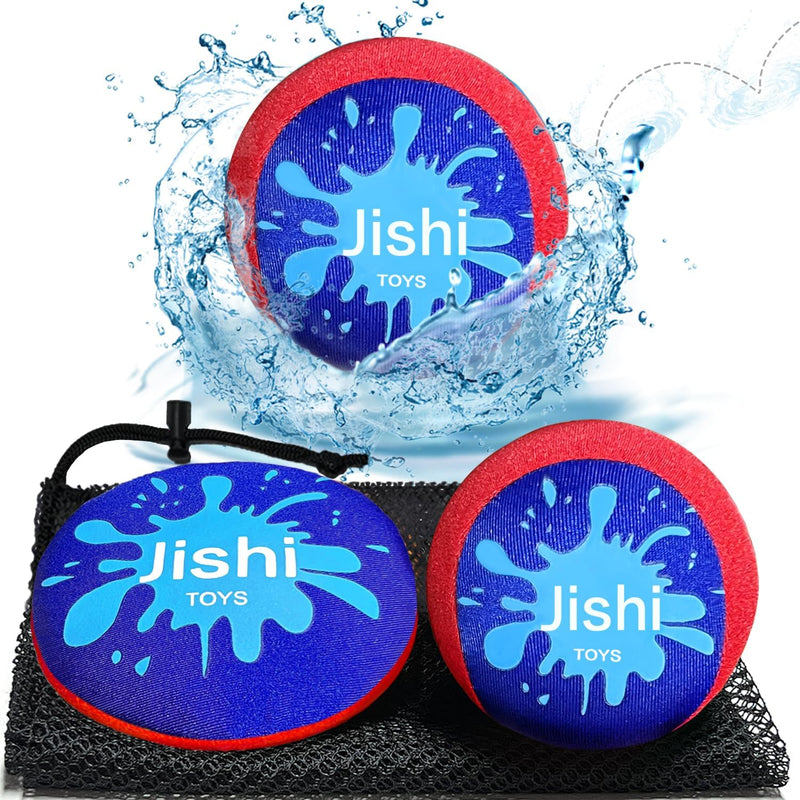 Water Skipping Balls for Pool, Beach Toys for Kids Ages 8-12 Boys Outdoor Play, Splash Water Bouncing Balls for Swim Games Toys for Kids Ages 3-5-7 4-8-12 Year Old Boys Girls Teens Adults Summer Gifts