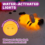 Tub Works Bugs Light Up Bath Toys, 6-Pack - Water-Activated Color-Changing Sensory Toys for Toddlers