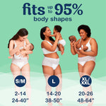 Always Discreet Postpartum and Adult Incontinence Underwear for Women, Small/Medium, Maximum Protection, 14 Count