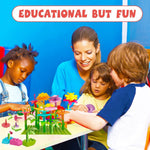 iqkidz 3-6 years old flower garden building toy with insect pegs educational activity gifts for girls preschool-kindergarten