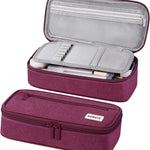 WEMATE Pencil Case, Large Storage Organizer, Makeup Bag, Teacher Must - have, Big Pencil Pouch, Marker Case for College