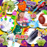 40-piece Vibrant Fidget Toy Set for Kids, Classroom Prizes, Birthday Gifts, and Stress Relief