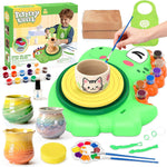 Pottery Wheel for Kids, Unicorn Craft Kit Arts and Crafts for Kid Ages 6-12 | Complete Pottery Painting Kit with Clay, Art Supplies Kids Toys Girls Birthday Christmas Gift for 6 7 8 9 10 11 12+, Purple