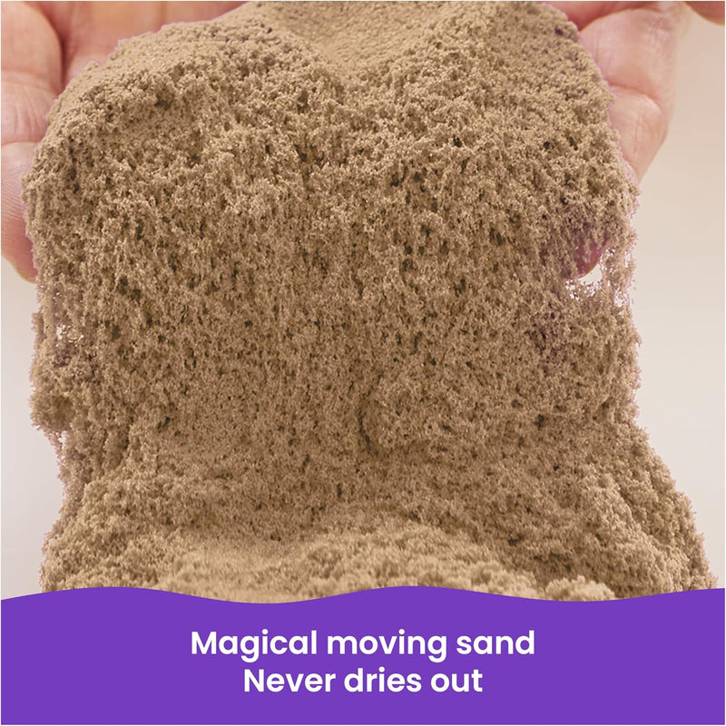Amazon Exclusive Kinetic Beach Sand, 3.25lbs, Moldable and Sensory Toy for Kids Ages 3 and Up