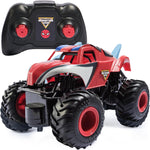 Grave Digger Official 1:24 Scale Remote Control Monster Truck for Kids, 2.4 GHz, 5 AAA Batteries