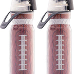 O2COOL Mist N Sip 20 oz Misting Reusable Sports Water Bottle Soccer | Yes