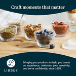 Libbey Small Glass Bowls with Lids Set of 8, Food Storage Prep Containers | Set of 8 Glass Bowls with Secure Lids Store Leftovers, Snacks, Sauces & Meal Prep Ingredients; Dishwasher Safe for Daily Use