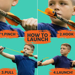 Toy Rocket Launcher for Kids: Outdoor Toys Slingshot Rocket Launchers - Best 6-10 Year Old Boy Gifts for Teens Boys & Girls All Ages - Fun Summer Toys 5 6 7 8 9 10 11 12+ Year Old Boy Birthday Gifts