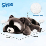 Adorable Raccoon Stuffed Animal Soft Raccoon Plush Toy Cute Birthday Gifts for Boys Girls Kids Toddlers