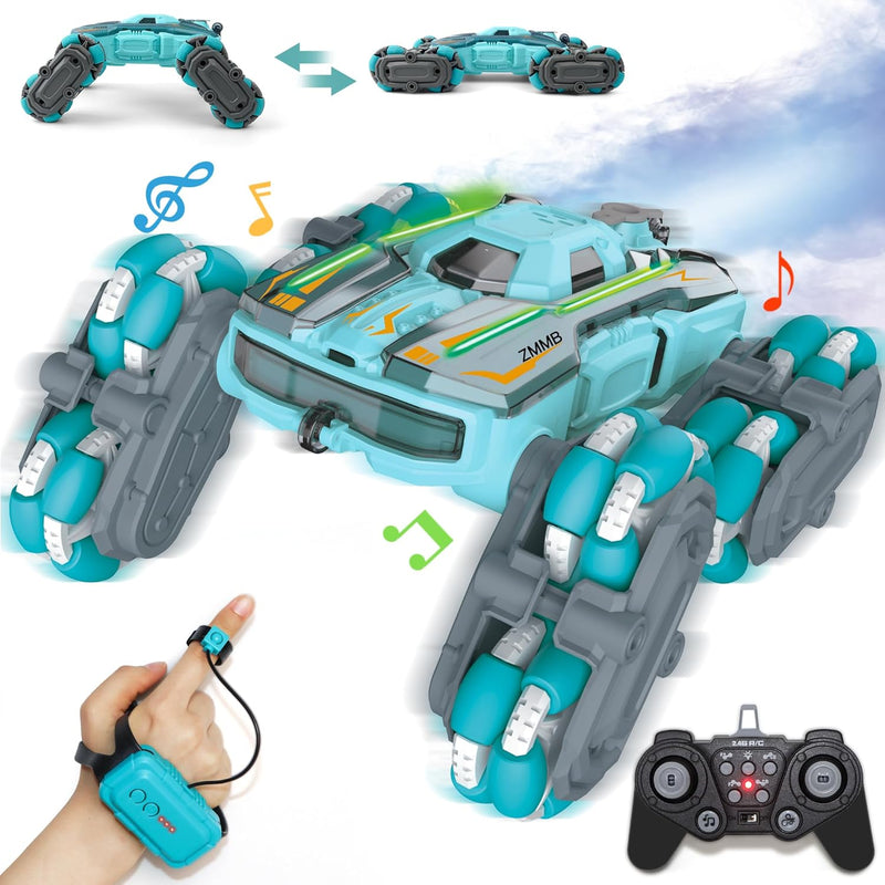 ZMMB Gesture Sensing RC Stunt Car - 4WD Remote Control Transform Hand Controlled Car
