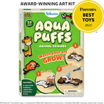 Skillmatics Aqua Puffs Animals, Art & Craft, Paint by Number, Gift for Kids | DIY Puffy Keychains, Screen-Free, Mess-Free Activity, Travel & Creative Kit for Girls & Boys Ages 4, 5, 6, 7, 8, 9, 10