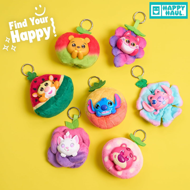 HAPPY HAUL Disney Scents of Style Clip-On Blind Box Plush, Scented Vinyl-Head Plush Clip-On Collectible Toy, 4.5-Inch Stuffed Toy, Short-Run Drop, Ages 8 and up