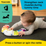 Baby Einstein Glow & Discover Light Bar Toy for Infants 3 Months+, Multisensory Learning and Development