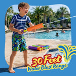 ArtCreativity Water Guns for Kids - 6 Pack - Swimming Pool Toys Water Squirter Gun - Fun Foam Water Blaster Pool Game Toys - Summer Beach Party Outdoor Activities for Kids Ages 4-8, 6-8, 8-10, 8-12