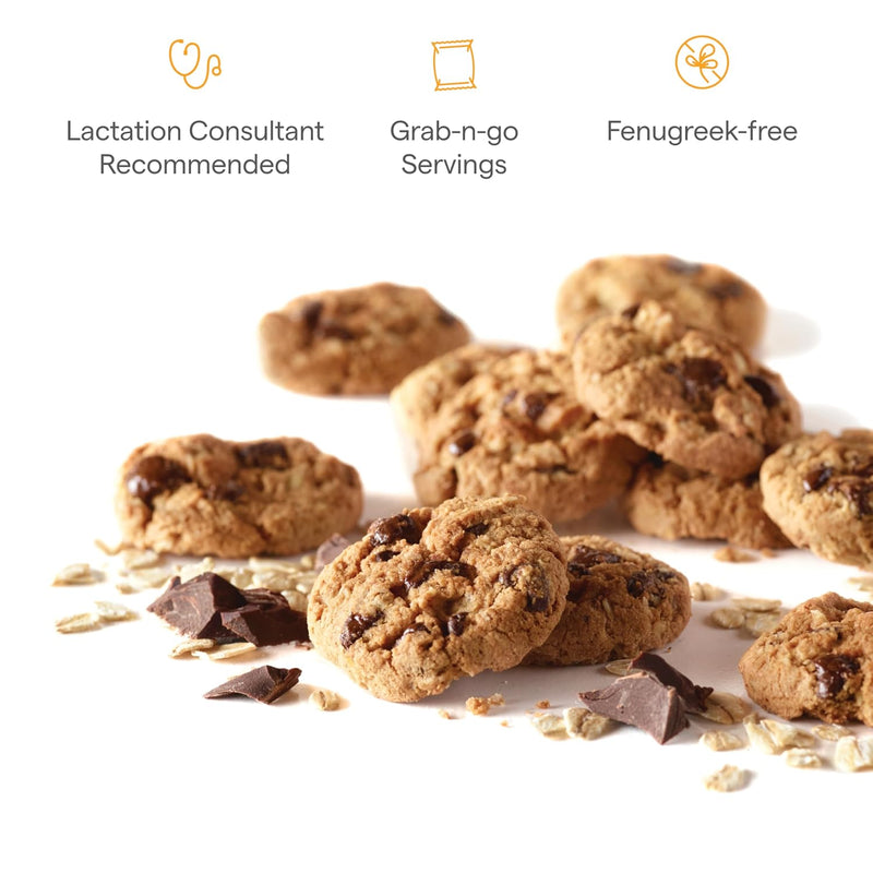 Munchkin Milkmakers Lactation Cookie Bites, Oatmeal Chocolate Chip