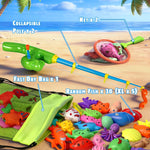 CozyBomB Magnetic Fishing Toys Game Set for Kids, Water Table Bathtub Kiddie Pool Party