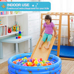 Inflatable Baby Swimming Pool - Portable Kiddie Paddling Pool for Toddlers, Indoor & Outdoor Use