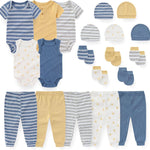 JELYLOVE 20 Pack Baby Boy Girl Bodysuits Sets New born Clothes Essentials | classic & stylish,newborn essentials set,easy to mix & match,everyday wear,easy diaper changes,perfect for new parents