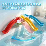 iPlay, iLearn Baby Infant Slide Bath Toys, Bathtub Float Animal Toddler 1-3 | Fun Bathtime Shower Toy, Kid Bathing Tub Pool Water Playset, Birthday Summer Gift Stuffer for 12 18 Months 1 2 3 Yrs Boy Girl