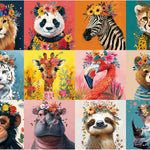 500 Piece Puzzles for Adults,Beautiful Wild Animals Jigsaw Puzzle for Adults Seniors,Recycled Cardboard Dogs Puzzle 500 Piece,Family Activity Great Gift for Family Friends 20.5 * 15 inch