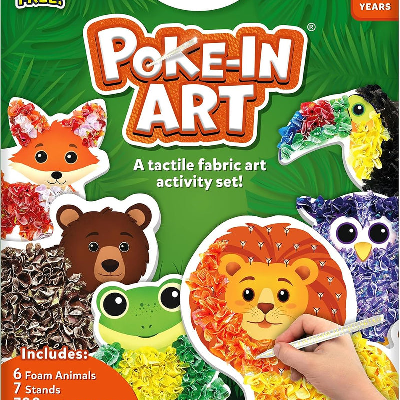 Skillmatics Poke-in Art – Flower Bouquet, Wood Craft Kit, Gift for Kids | Mess-Free, DIY Room Decor, Fine Motor Skills, Pretend Play, Screen-Free Travel Activity, Girls & Boys Ages 4, 5, 6, 7, 8, 9