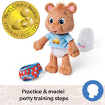 Ms. Rachel Potty Time with Bean, 11” Plush Teddy Bear with Play Toilet & Accessories, Toddler Toys for Girls & Boys for Ages 18 Months to 3+