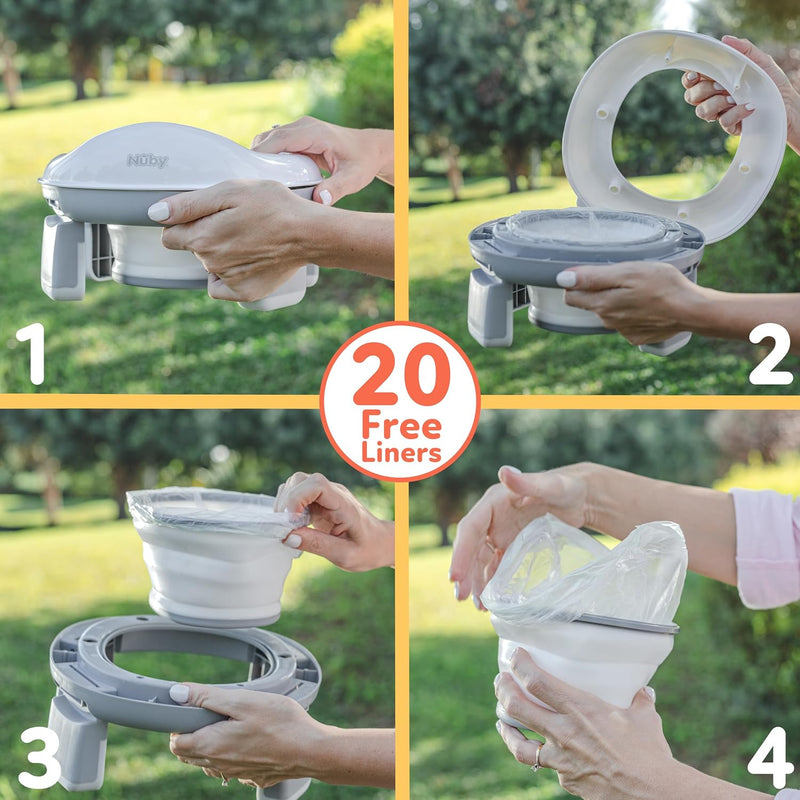 Nuby On-The-Go Portable Potty