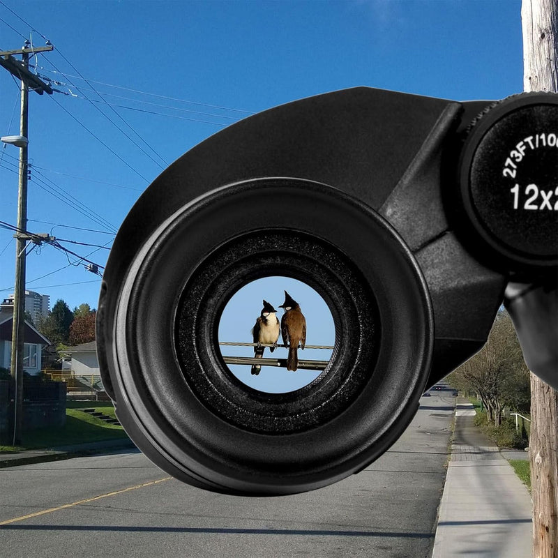 Occer 12x25 Compact Waterproof Binoculars for Adults and Kids