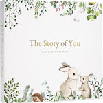 Keepsake Baby Memory Book – Timeless Gender Neutral First 5 Year Baby Book | For Baby Boy or Girl – Record Entire Birth-Age 5 – Milestone Book – Baby Journal Scrapbook Photo Album – Reveal & Shower Gift