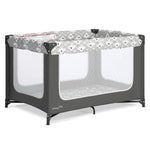 Dream On Me Zodiak Portable Playard, Compact for Travel, Carry Bag, Black | Removable 1" Mattress Pad, Mesh Sides, Quick Fold, 30 Lb Limit - ASTM Tested for Infants & Toddlers, Indoor & Outdoor Use