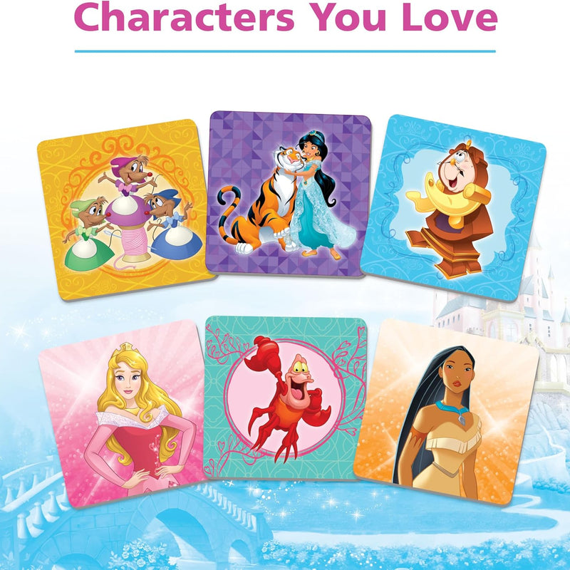 Wonder Forge Disney Princess Matching Game - Fun Memory Game for Kids Ages 3 and Up - Toddler Learning Toy Featuring Belle, Ariel, and Elsa and More Disney Princesses - Packaging May Vary
